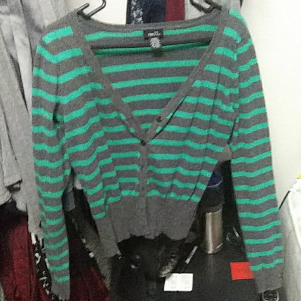 Striped cardigan